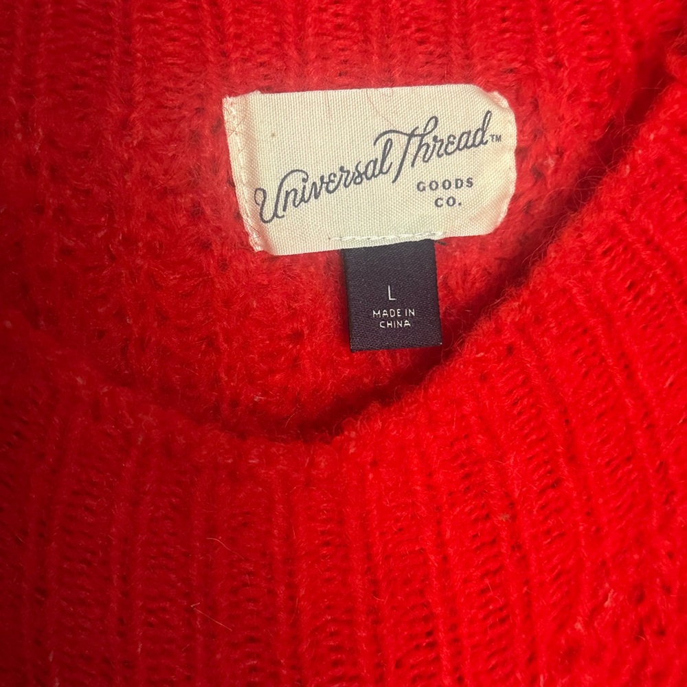 Target Universal Threads Red Sweater - image 3